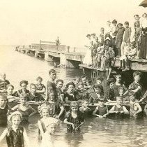 Swimmers at Grimsby Park